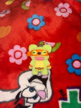 Fuggler Michaelangelo ninja turtle keychain series 2 fuzzy NEW QUICK SHIP